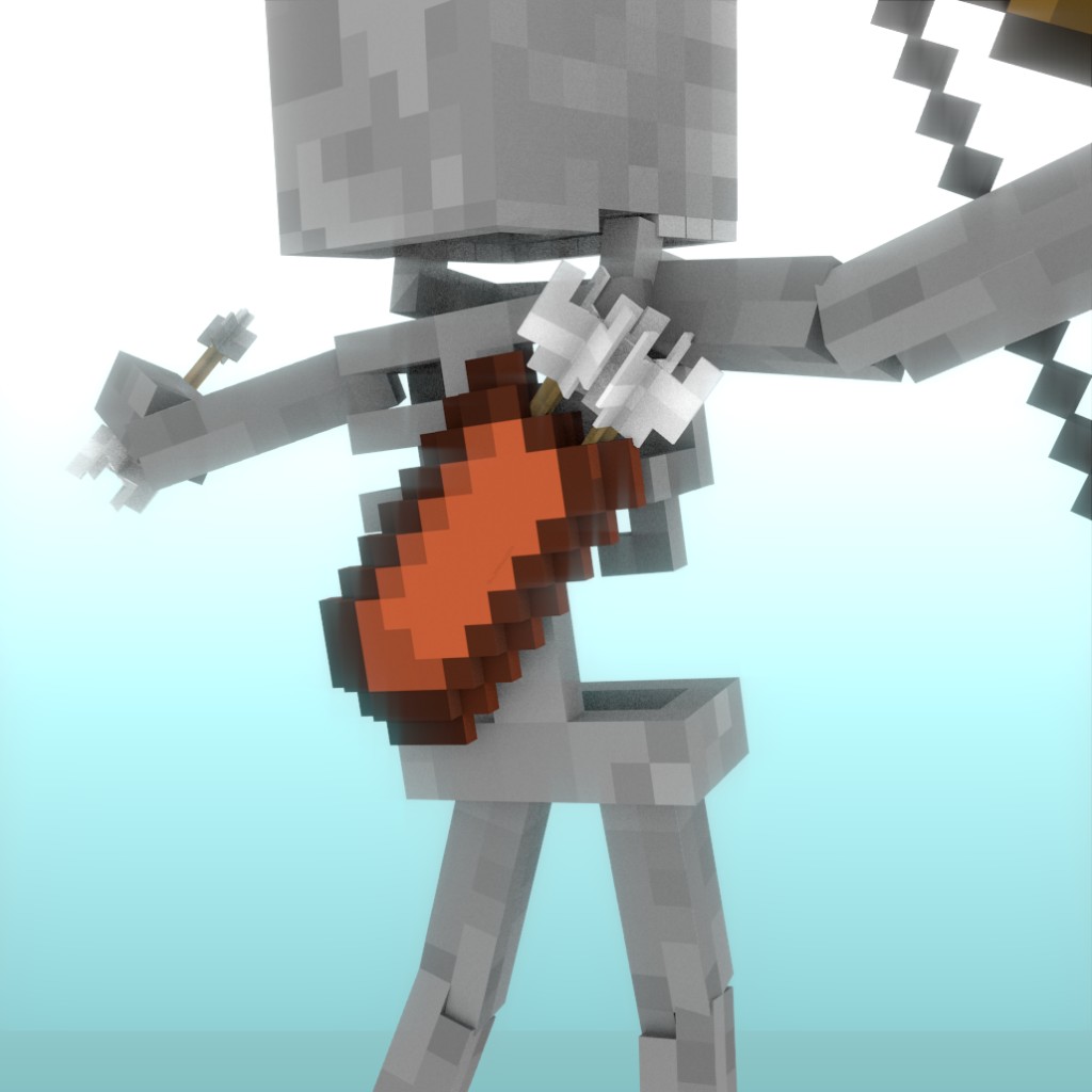 Trainguy's Minecraft Skeleton Rig preview image 2